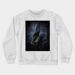 The purple god - King is watching Crewneck Sweatshirt